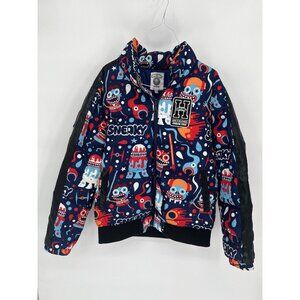 Sneaky Urban Chic Puffer Jacket Multicolor Streetwear Size XL